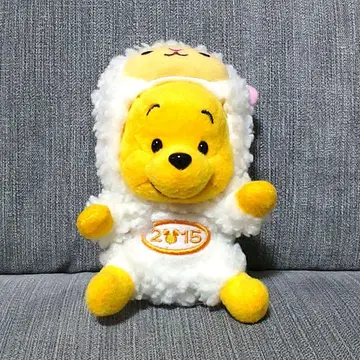 디즈니 곰돌이 푸 띠 인형 2015 양 봉제 인형 배지
