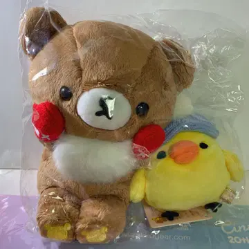 키이로이토리 & 차이로이코구마 모은 봉제 인형 캐러밴 한정판 미개봉