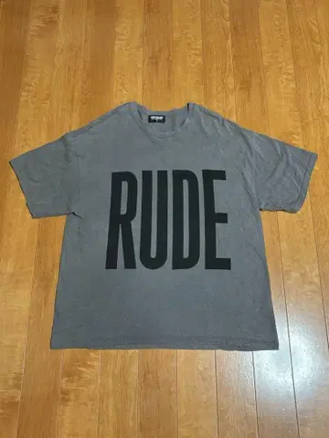 22SS 루드 갤러리 RUDE USED TEE 빅 반팔 티셔츠