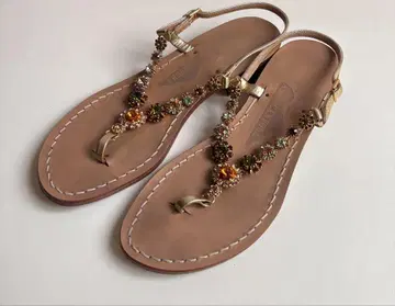 AMEDEO CANFORA CAPRI 큐빅 샌들
