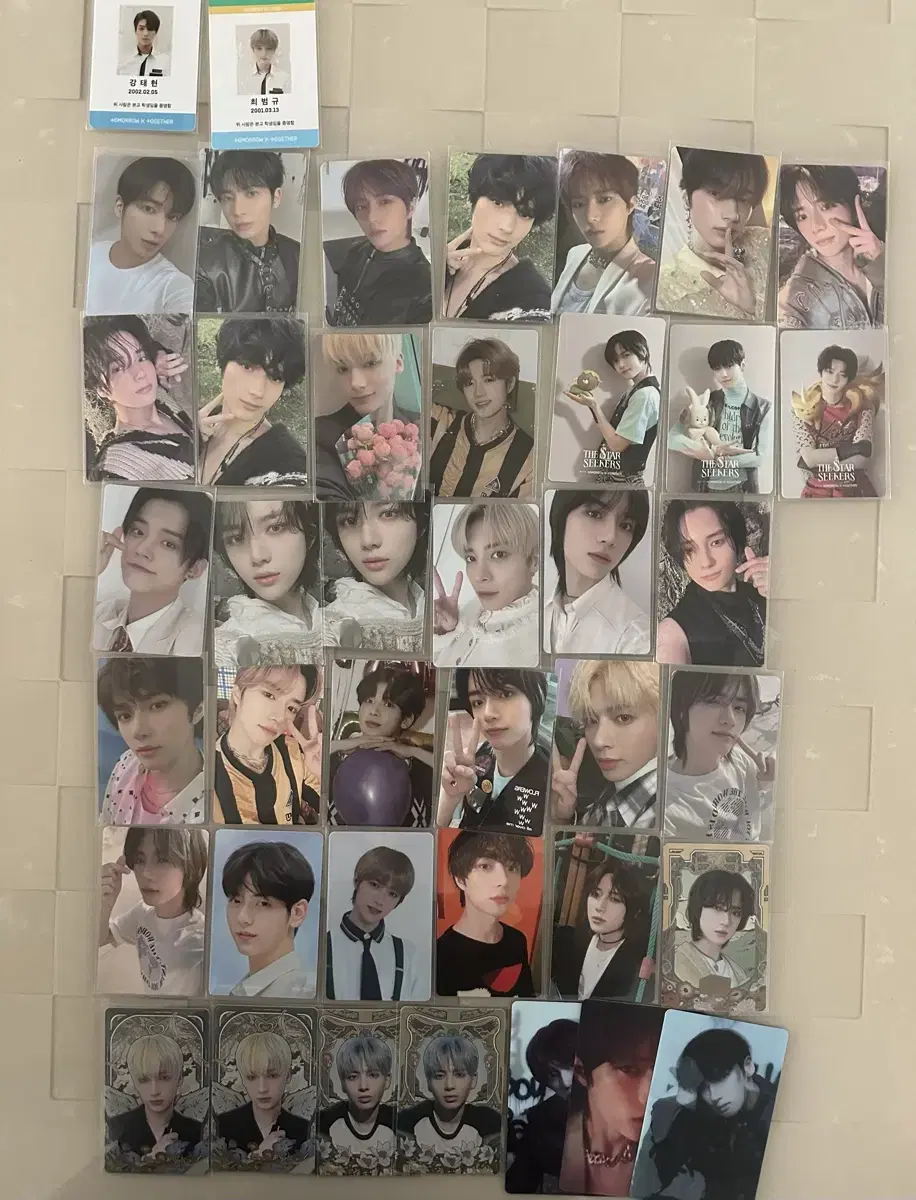 투바투 포카 판매해요 투바투포카 투모로우바이투게더 범규 태현 휴닝카이