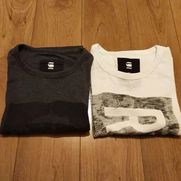G-STAR RAW 남성용 긴팔 티셔츠 2개 세트