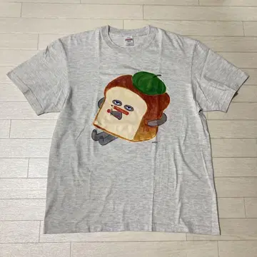 빵 도둑 전시회 티셔츠 그레이