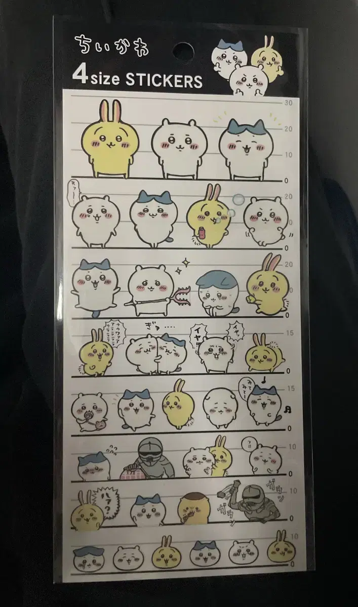 Genuine) Hachiware Usagi Chiikawa Size 4 Seal sticker