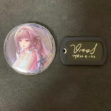 무기명 메탈 캔뱃지 메탈 키홀더 아리엘