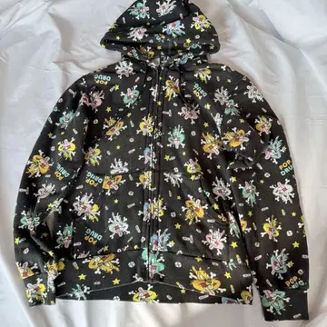 Hysteric Glamour 코직 콜라보 올 패턴 후드티 M 사이즈