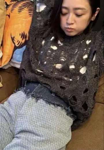 프린지 데님 팬츠 패턴 토리코 안다 유미의 매력에 푹 빠지다