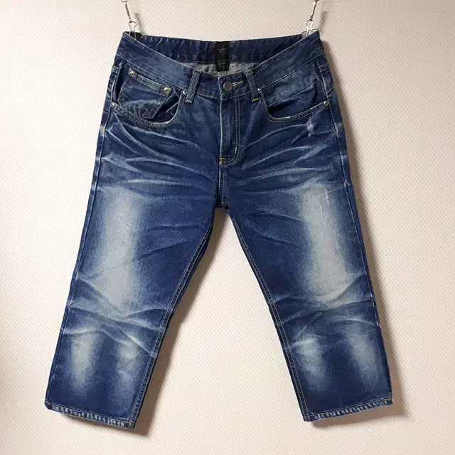 30/VEGA DENIM 3/4 Washing Denim Pants/30-923
