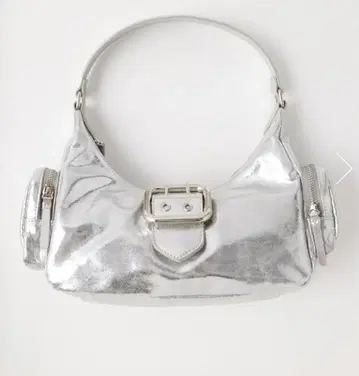 MOUSSY SIDE POCKET 호보 백 마우지 실버
