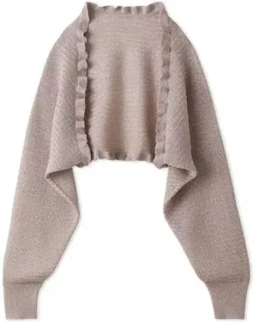 snidel 스나이델 시어 프릴 볼레로 가디건 SWNT242112