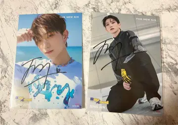 TNX 친필 사인 포함 브로마이드 송준 Boy hood