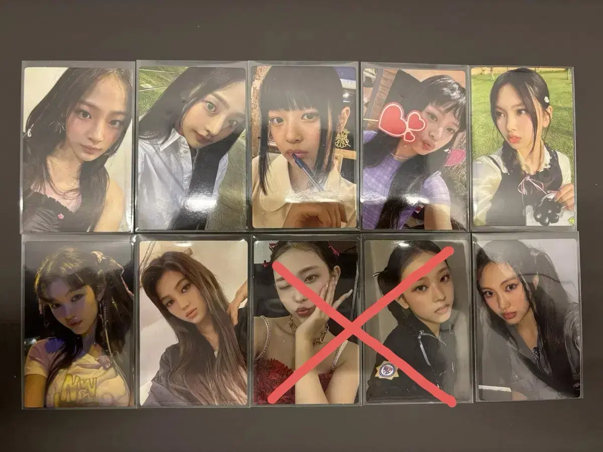 뉴진스 라인프렌즈 팝업 포카 민지 하니 다니엘 해린 혜인