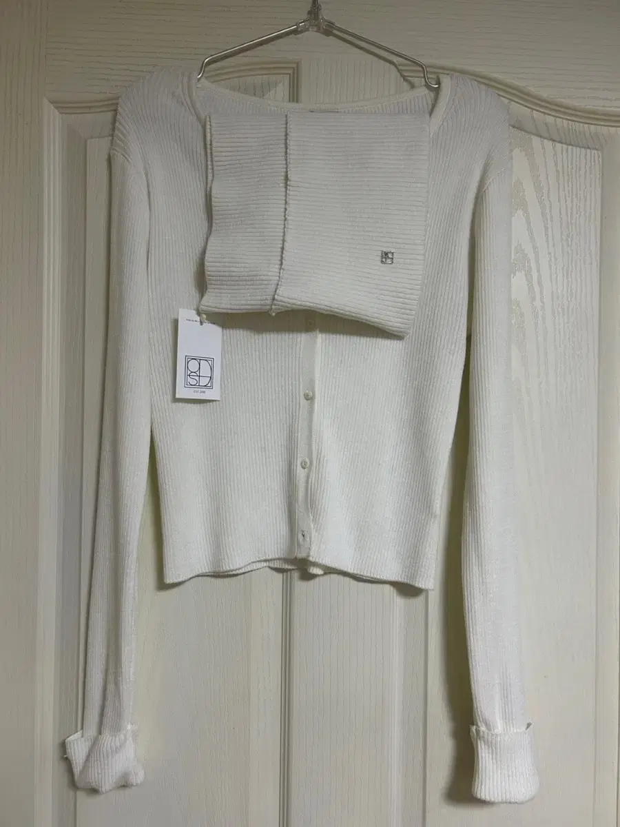 [텍달린 새상품, 최종가] ods fold top cardigan set