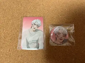 PLAVE XBlush 3월호 중국 우노 트레이딩 카드 캔뱃지