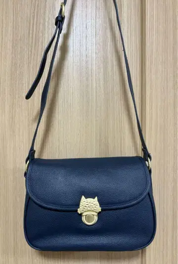 츠모리치사토 칼리 숄더백 고양이 네이비