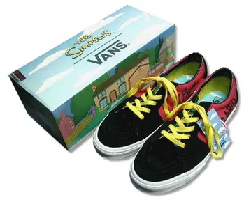 VANS 심슨 콜라보 SK8-LOW 28cm 새상품