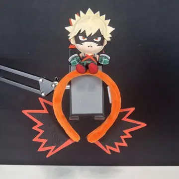 USJ 유니버셜 바쿠고 카츠키 봉제 인형 머리띠