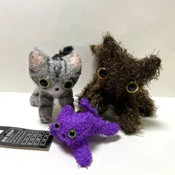 마리 메종 드 뮤 RONRON 고양이 마스코트 스트랩 세트