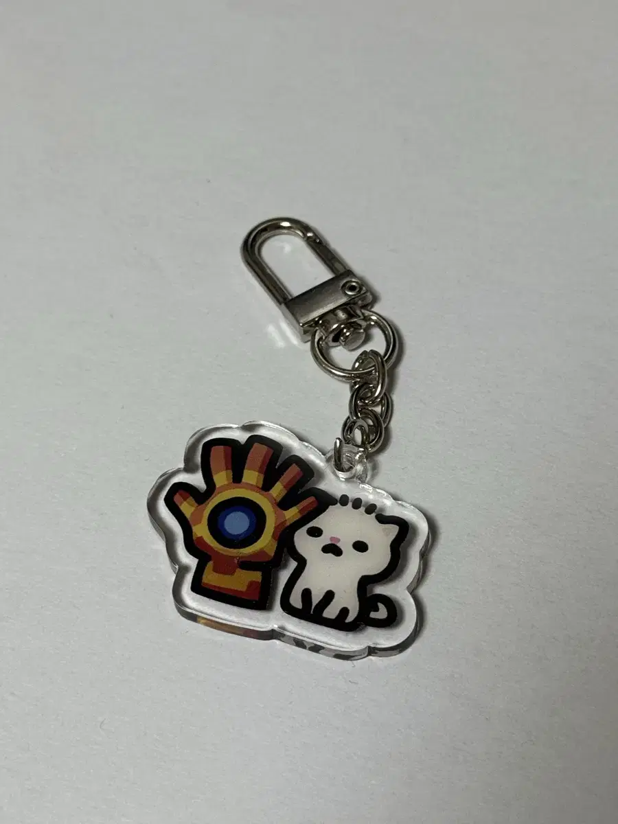 Lucky Many Zone Game Keyring Iron Meow