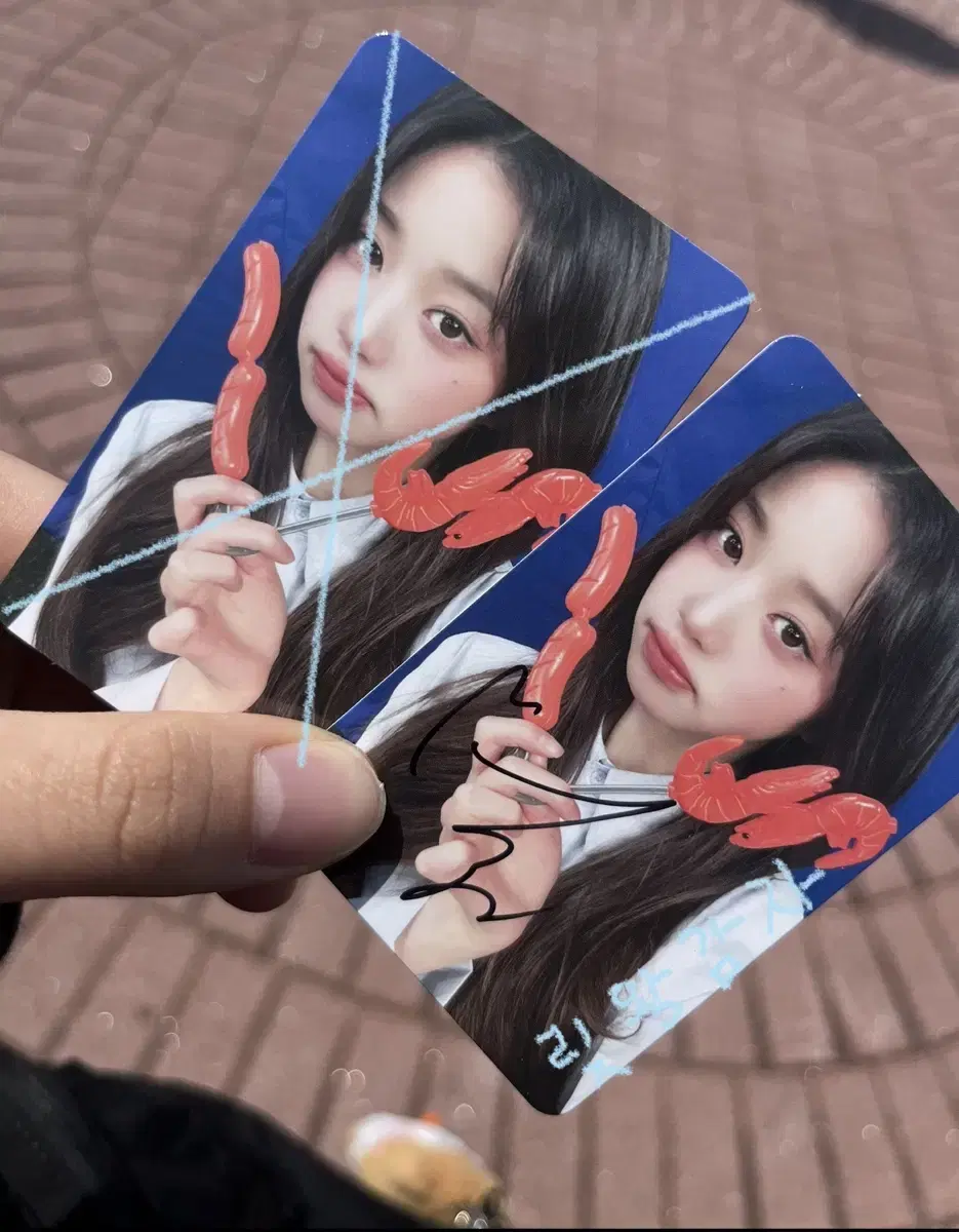 Ive Jang Wonyoung fan con day 2 Dive zone sign poca