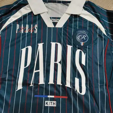 kith サッカーシャツ　PARIS サイズM 키스 kith Paris 파리 축구 유니폼 져지 사이즈 M | 브랜드 중고거래