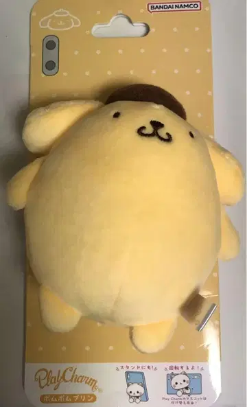 봉제 인형 PlayCharm 폼폼푸딩 폼폼푸딩 스마트폰 스탠드