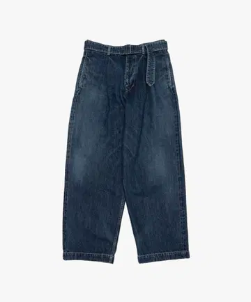 새상품 그라프페이퍼 SELVAGE DENIM BELTED PANTS