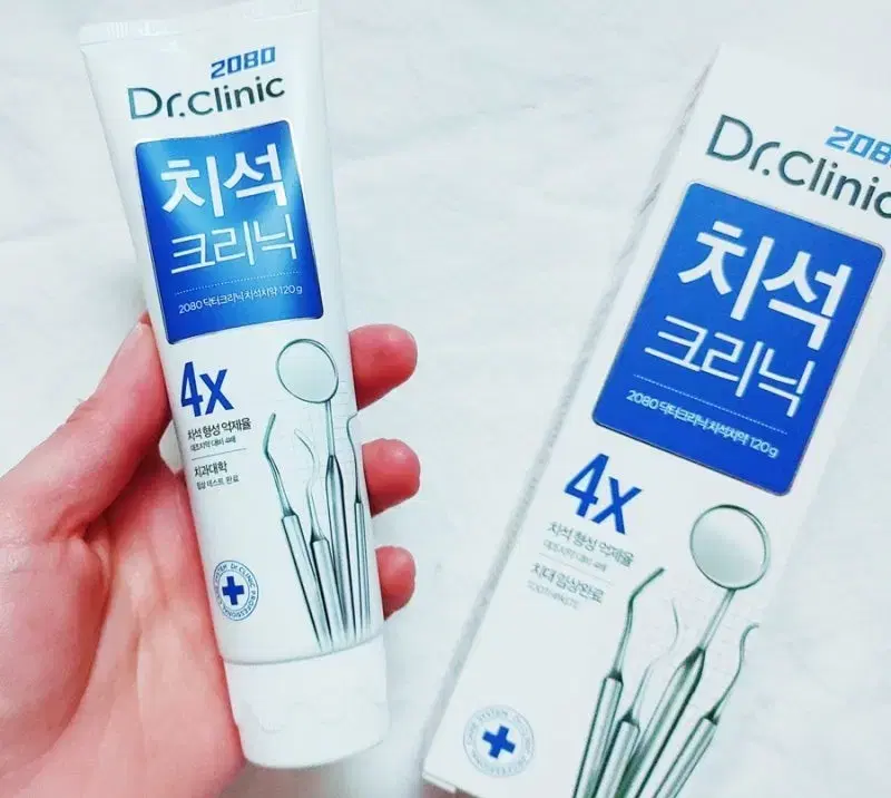 치과의사가 추천한 치약 2080치석크리닉 3개다한가격 미개봉 새상품