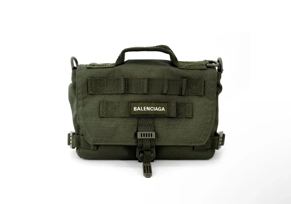Balenciaga 발렌시아가 남성 로고 아미 메신저백 크로스백 카키
