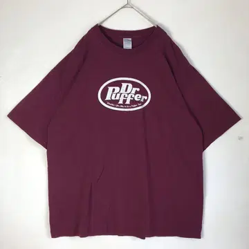 3255 Dr Puffer 닥터 페퍼 패러디 반팔 티셔츠 빨간색