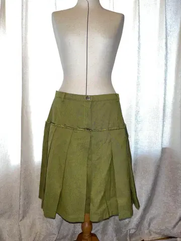 shalom 샤롬 플리츠 스커트