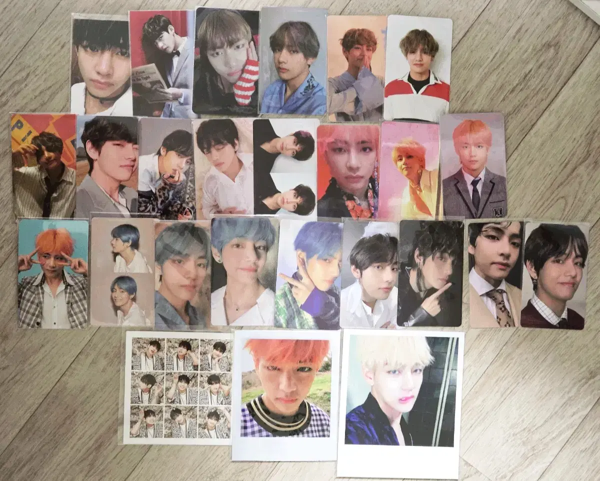 (택포) BTS 방탄소년단 앨범 포카 - 뷔 (태형) 26장 일괄