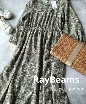 RayBeams 꽃무늬 원피스 새상품 택 포함 턱 페이즐리