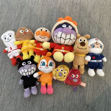 호빵맨 봉제 인형 세트