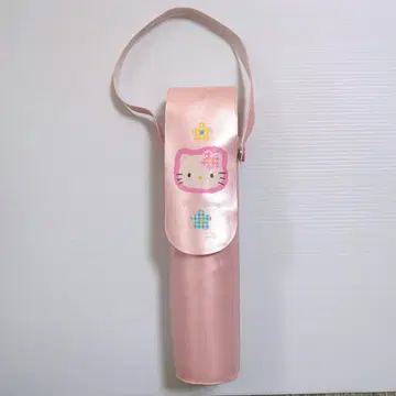 헬로키티 접이식 우산 케이스 가방 카오하나 체크 레트로