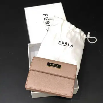 훌라 FURLA 여성용 3단 폴더형 지갑 미니 지갑 바빌론 핑크 계열