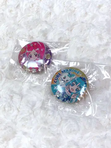 하트 캐치 프리큐어 큐어 블라썸 큐어 마린 캔뱃지