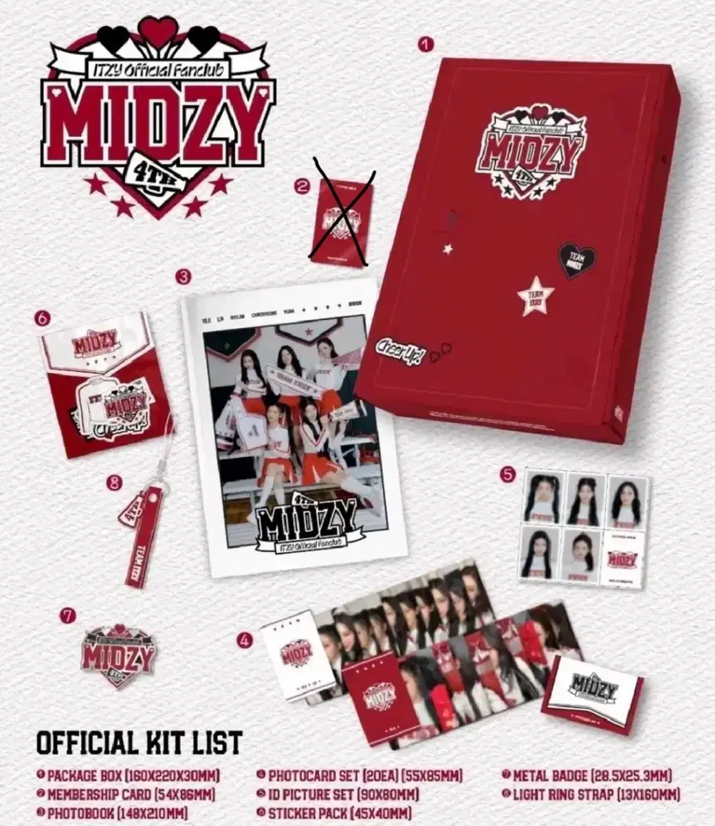 Itzy Fan Club 4th Gen Key (Membership Card, Poca Excluded)