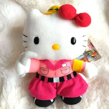 지역 특산품 키티 안전 제일 헬로키티 봉제 인형 키티 산리오