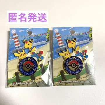 포켓몬 센터 도쿄 베이 2개 로고 핀즈 한정품 새상품 익명 배송