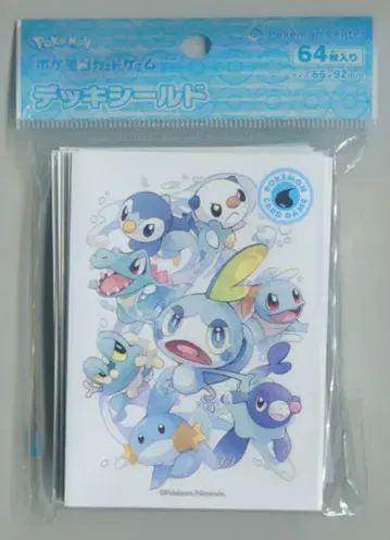 Pokemon 카드 슬리브 (슬리브) 타입 파이터즈 물 64장