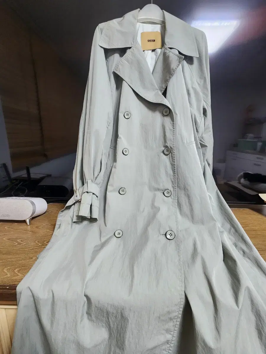 System Overfit Trench Coat