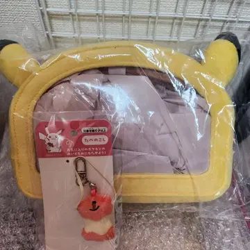 포켓몬 센터 봉제 인형 월 포켓 피카츄 타베노코시 2개 세트