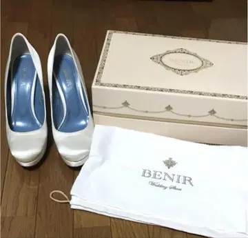 베닐 웨딩 신발 23cm 높이 12cm 힐