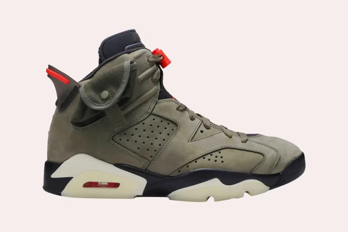 Travis scott jordan 6 Retro olive