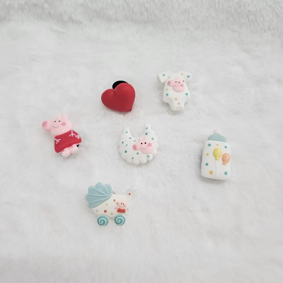 Peppa Pig Crocs & Sneakers 6-piece Decoration