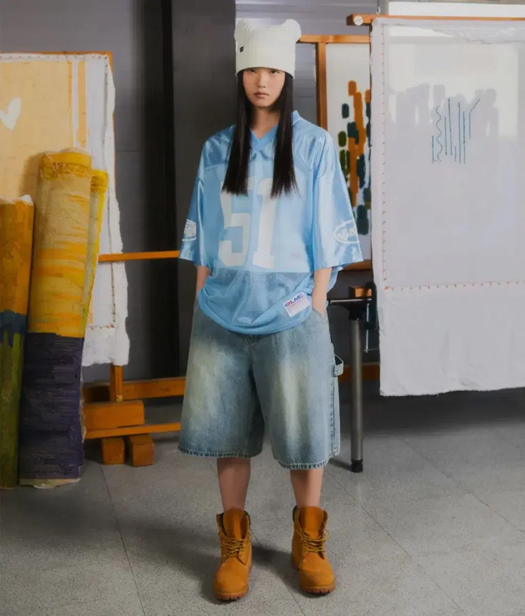 LMC STAR FOOTBALL JERSEY sky blue 반팔