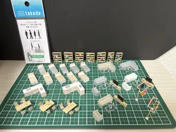 건축 모형 부속품 1/100 주택 세트