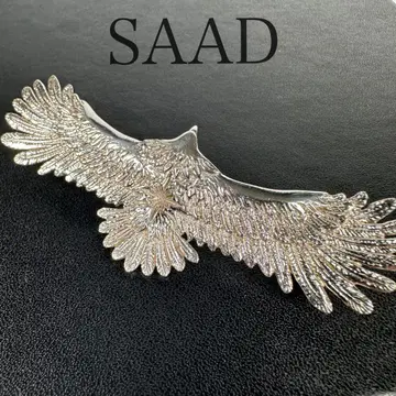 SAAD 사드 태양신 이글 목걸이 탑 실버 925