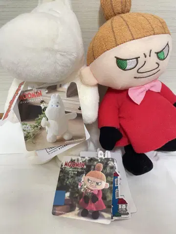 단종 무민 리틀 미이 봉제 인형 3종 묶음 판매 택 포함